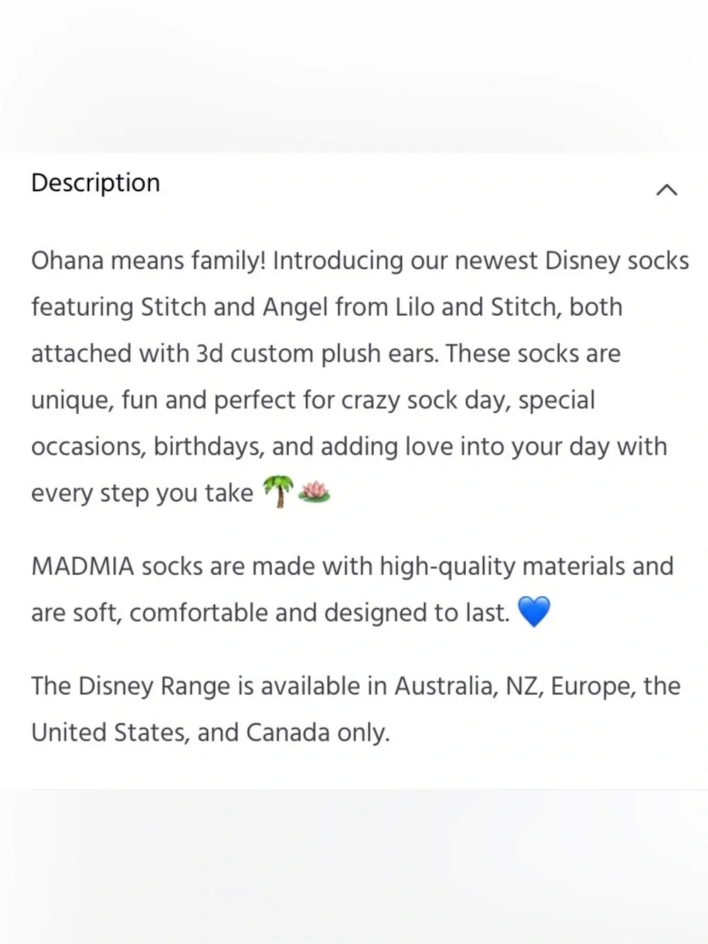 Madmia Disney Lilo & Stitch 3D Knee Socks Big Kids & Adults Festival Harajuku